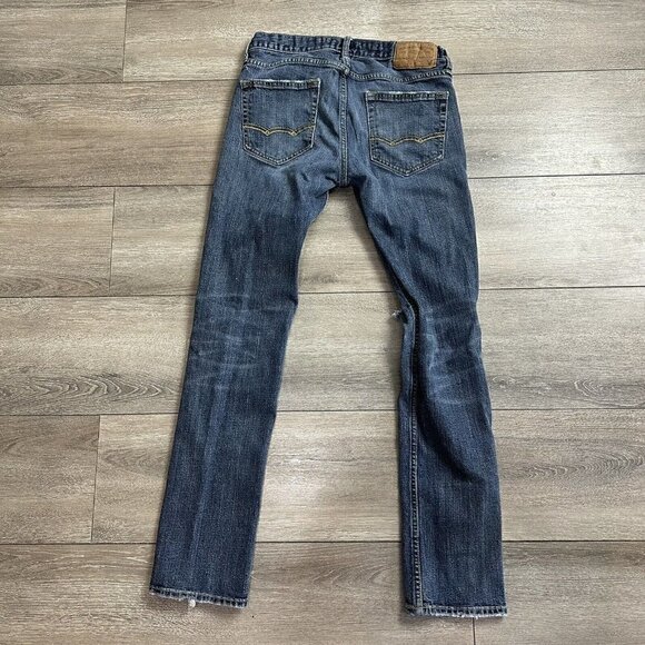 American Eagle Jeans Mens Size 29x32  Core Flex Skinny Distressed Medium - Picture 3 of 7